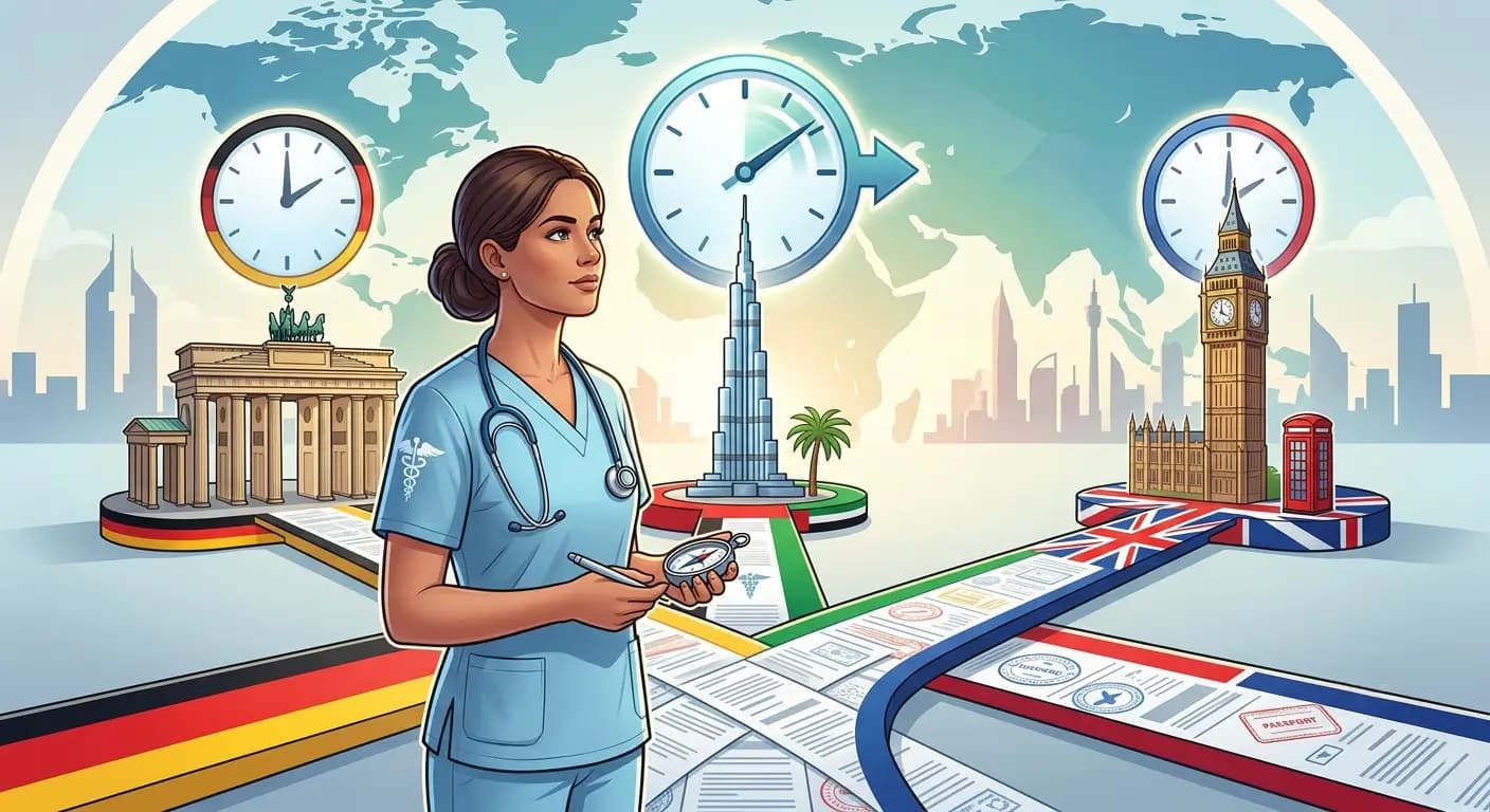 Nursing Jobs Abroad: Germany vs UAE vs UK, Which Visa Pathway Is Fastest